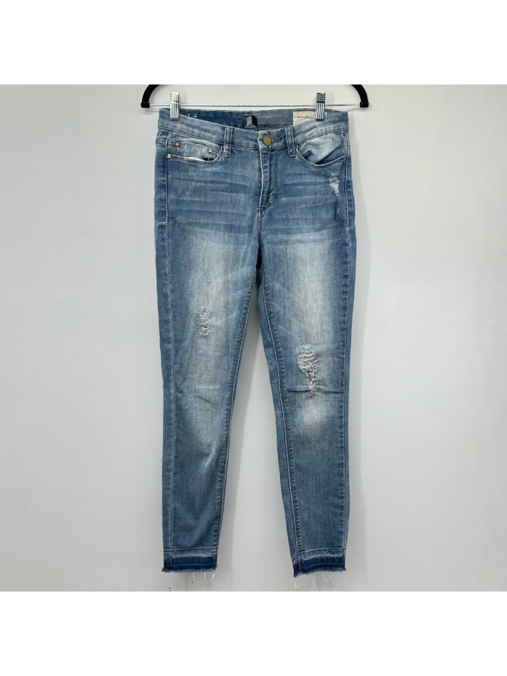 Banjara Worn Wash Ripped Distressed Ankle Jeans 25